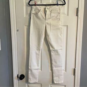 NWT rag and bone White skinny jeans